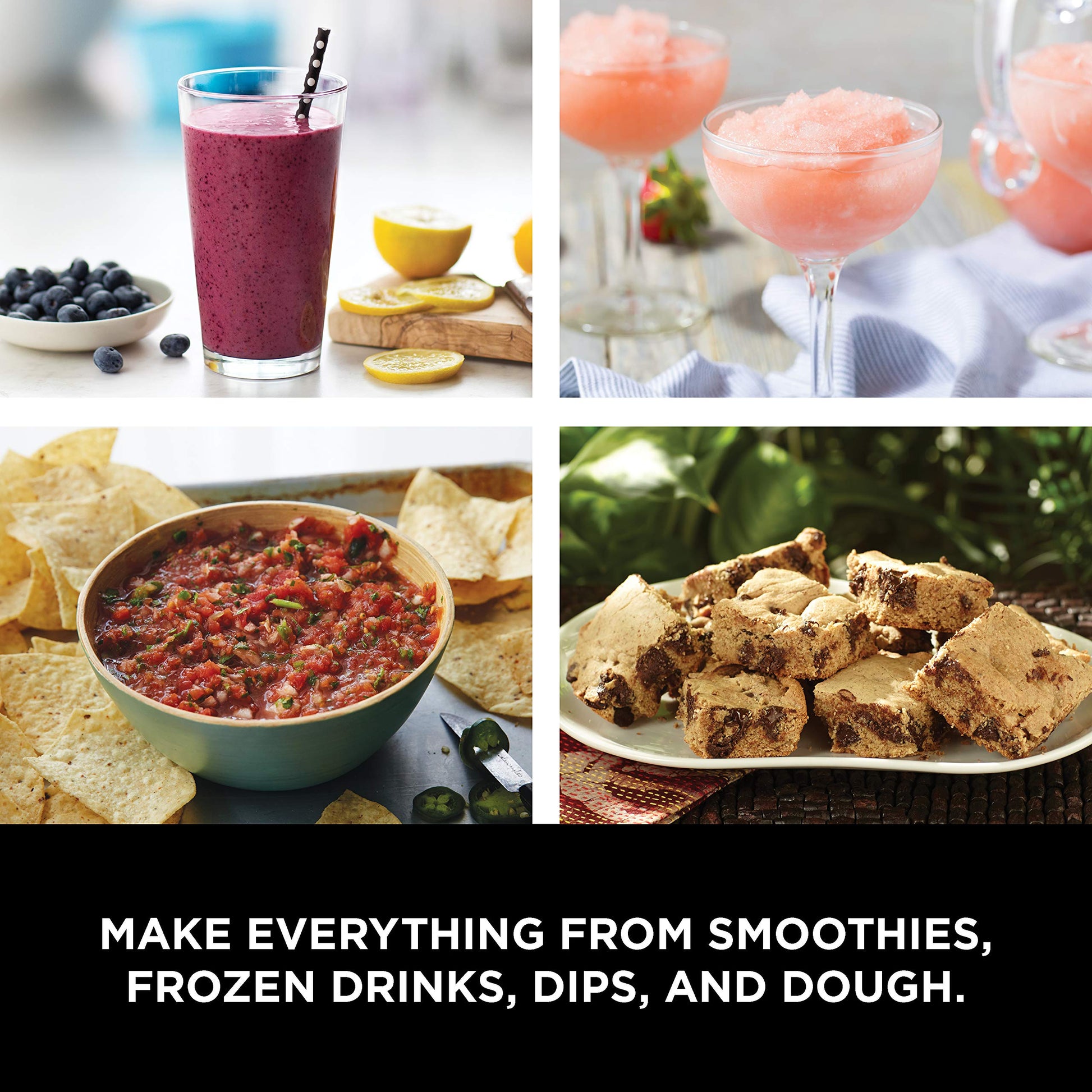 Ninja Mega Kitchen System, 1500W, 72 oz. Full-Size Blender & 8-Cup Food Processor with (2) 16 oz. To-Go Cups, Total Crushing Technology - Smoothies, Ice Crushing, Purees, Dough & More, Black, BL770