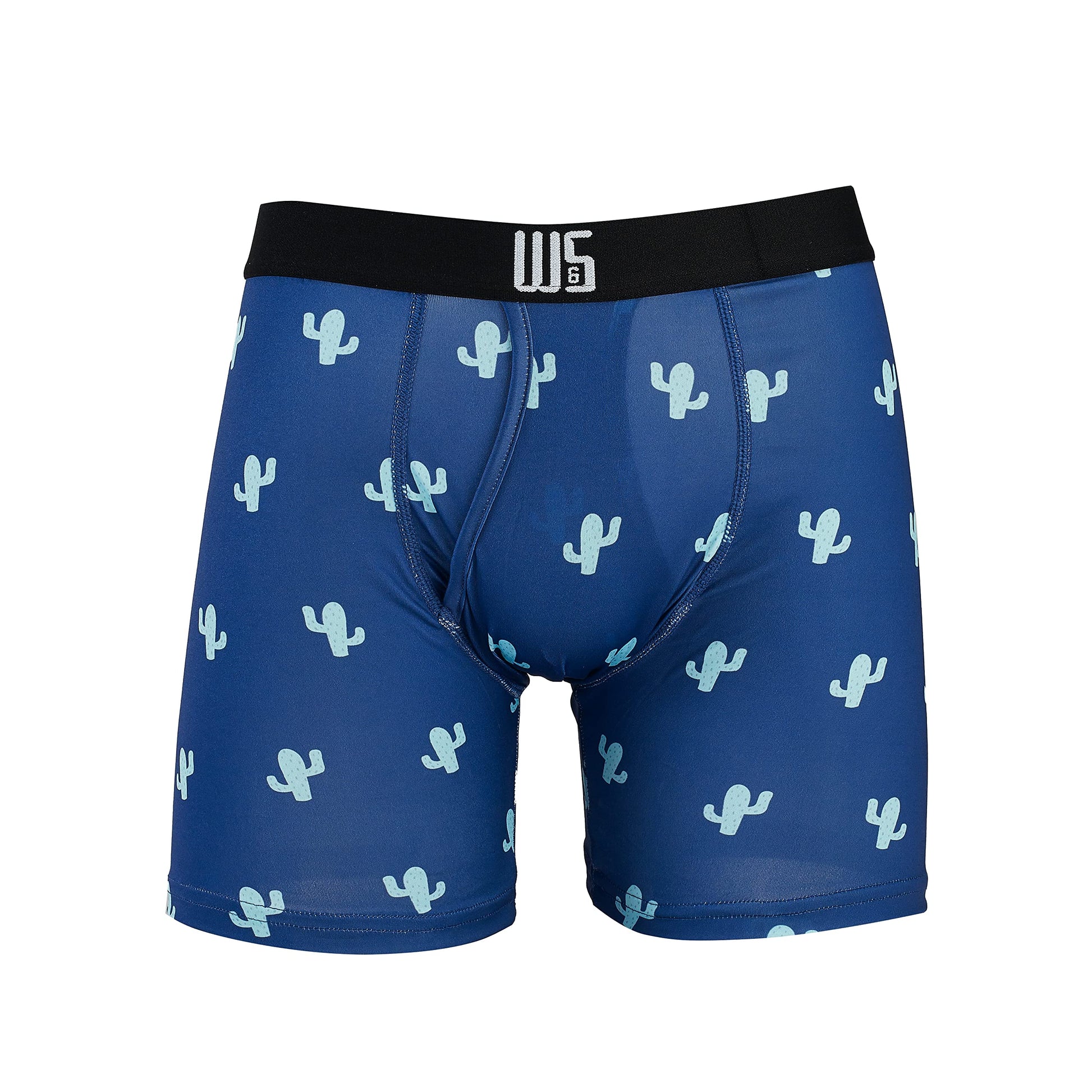 Warriors & Scholars Boxer Briefs For Men Pack Of 6, Ultra Soft, Breathable Quick Dry, Moisture-Wicking Mens Underwear, 428F L