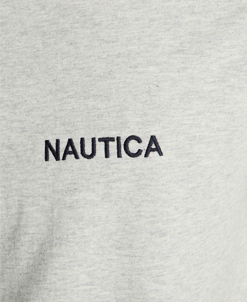 Nautica Men's Short Sleeve Solid Crew Neck T-Shirt, Grey Heather, XX-Large