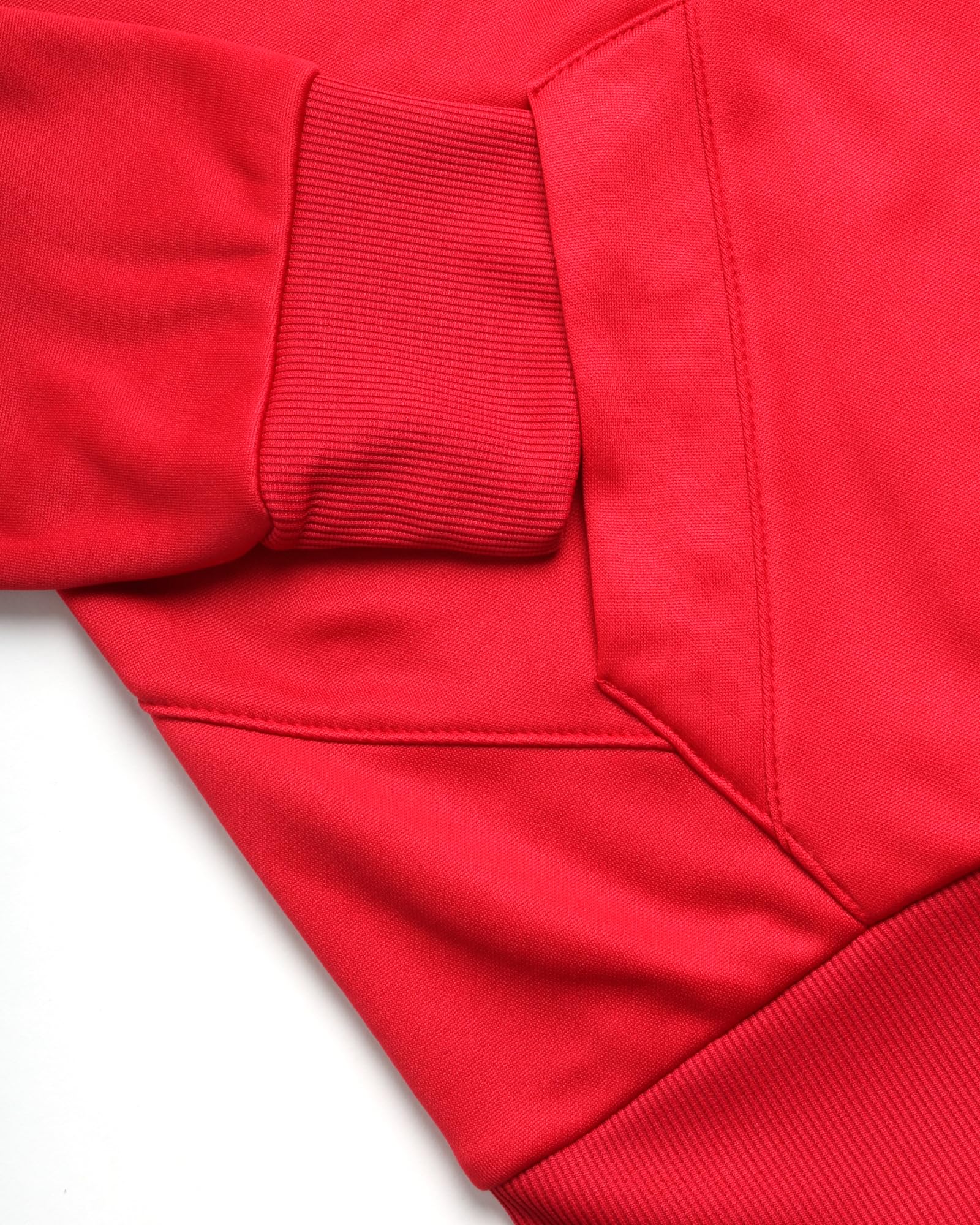 Spyder Men's Active Sweatshirt - Performance Tech Fleece Zip Hoodie Sweatshirt - Workout Full Zip Track Jacket for Men (S-XL), Size X-Large, Spyder Red