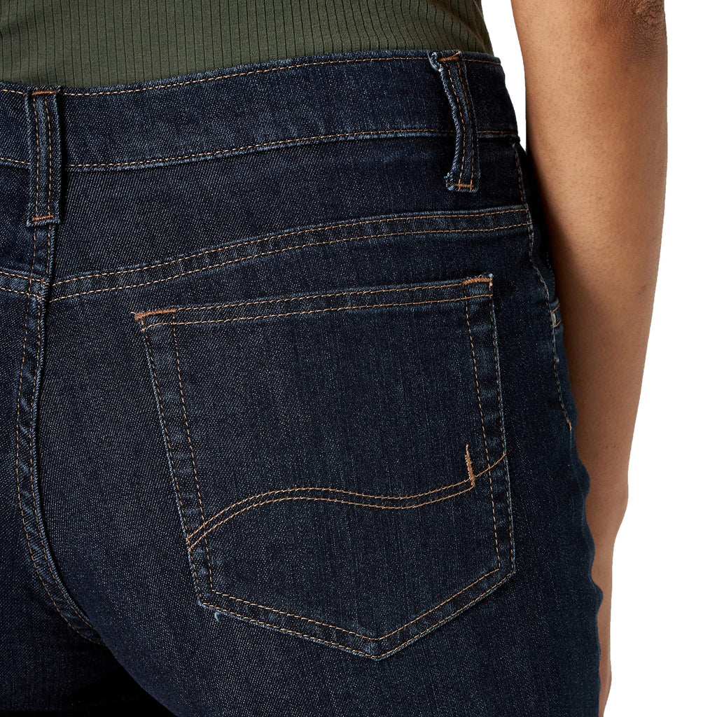 Lee Women's Relaxed Fit Bermuda Short, Lagoon, 12