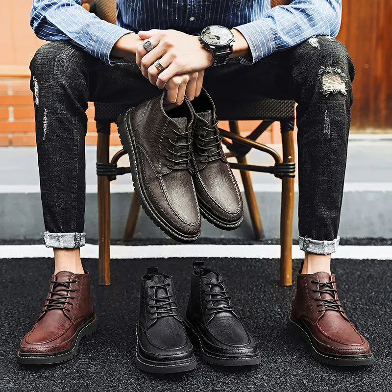 British Trend Versatile Casual Leather Shoes