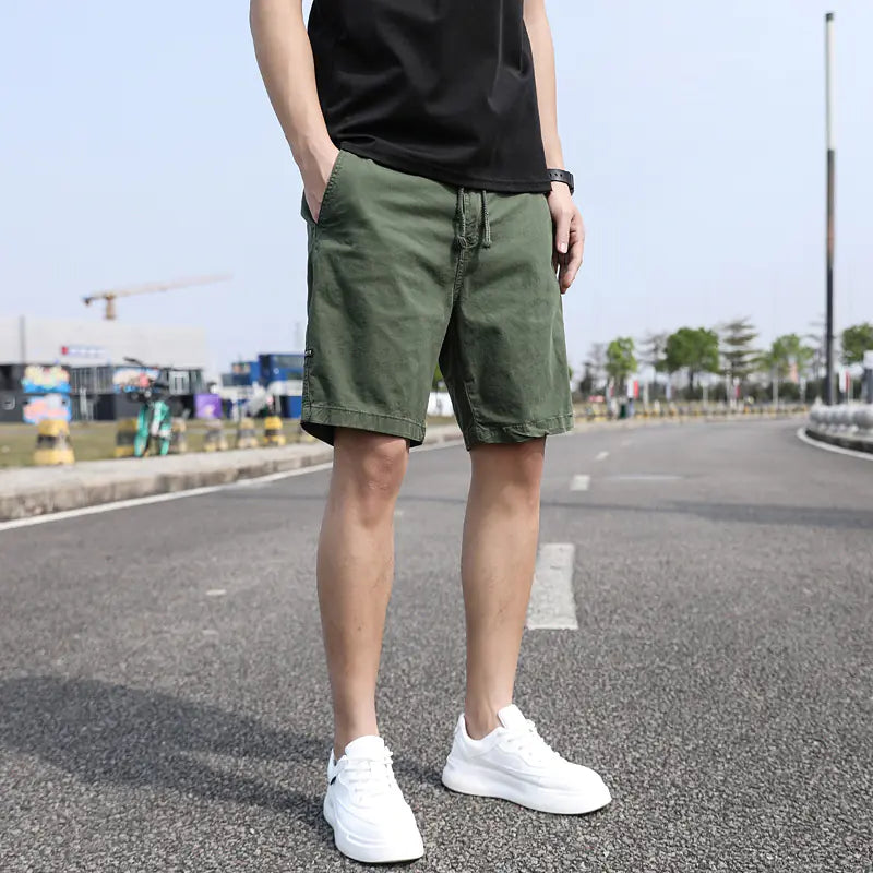 Men's Casual Summer Five-Point Color Printed Shorts